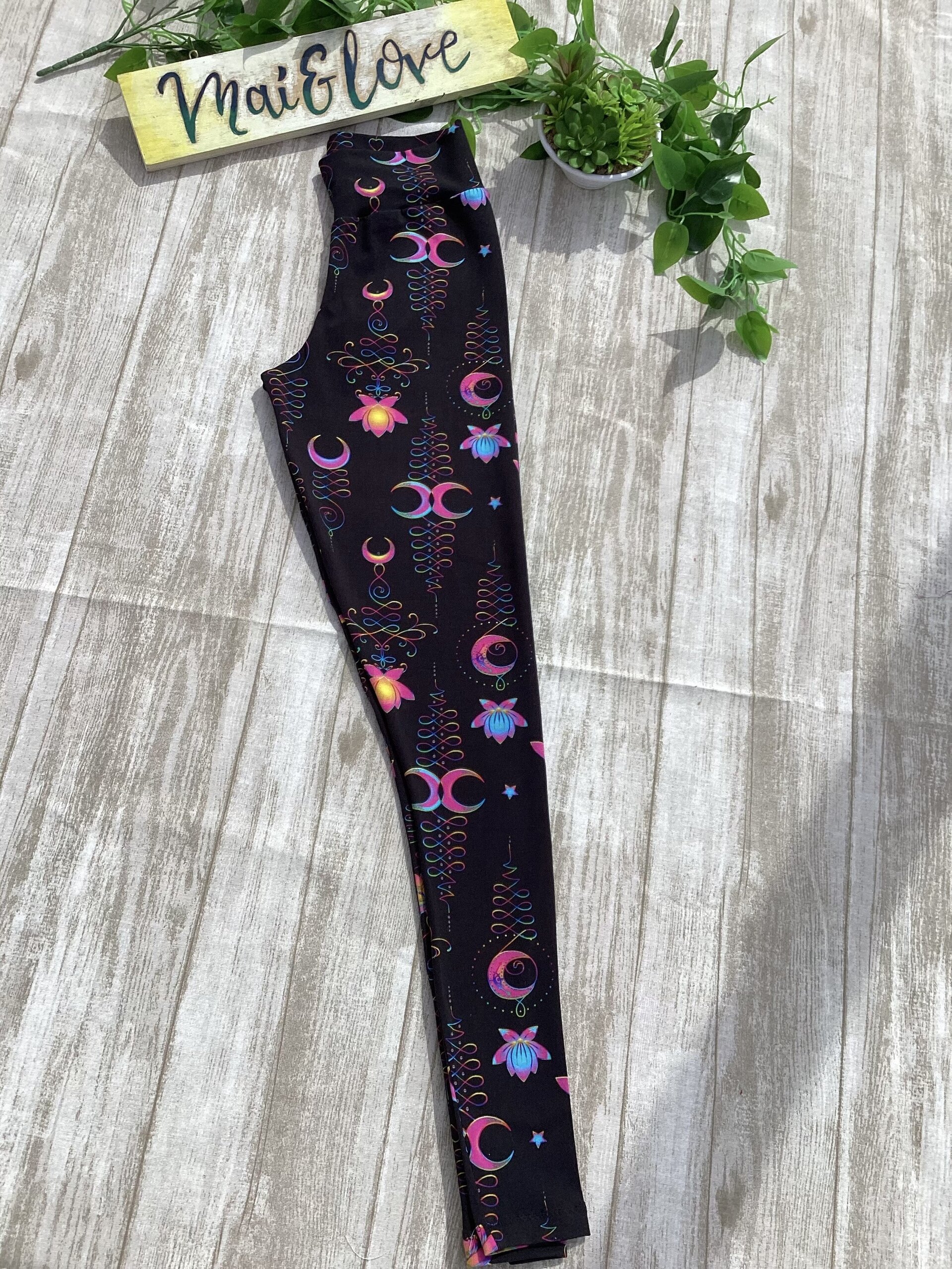 Leggins adulta. Talla S. Yoga. Punto. - 4