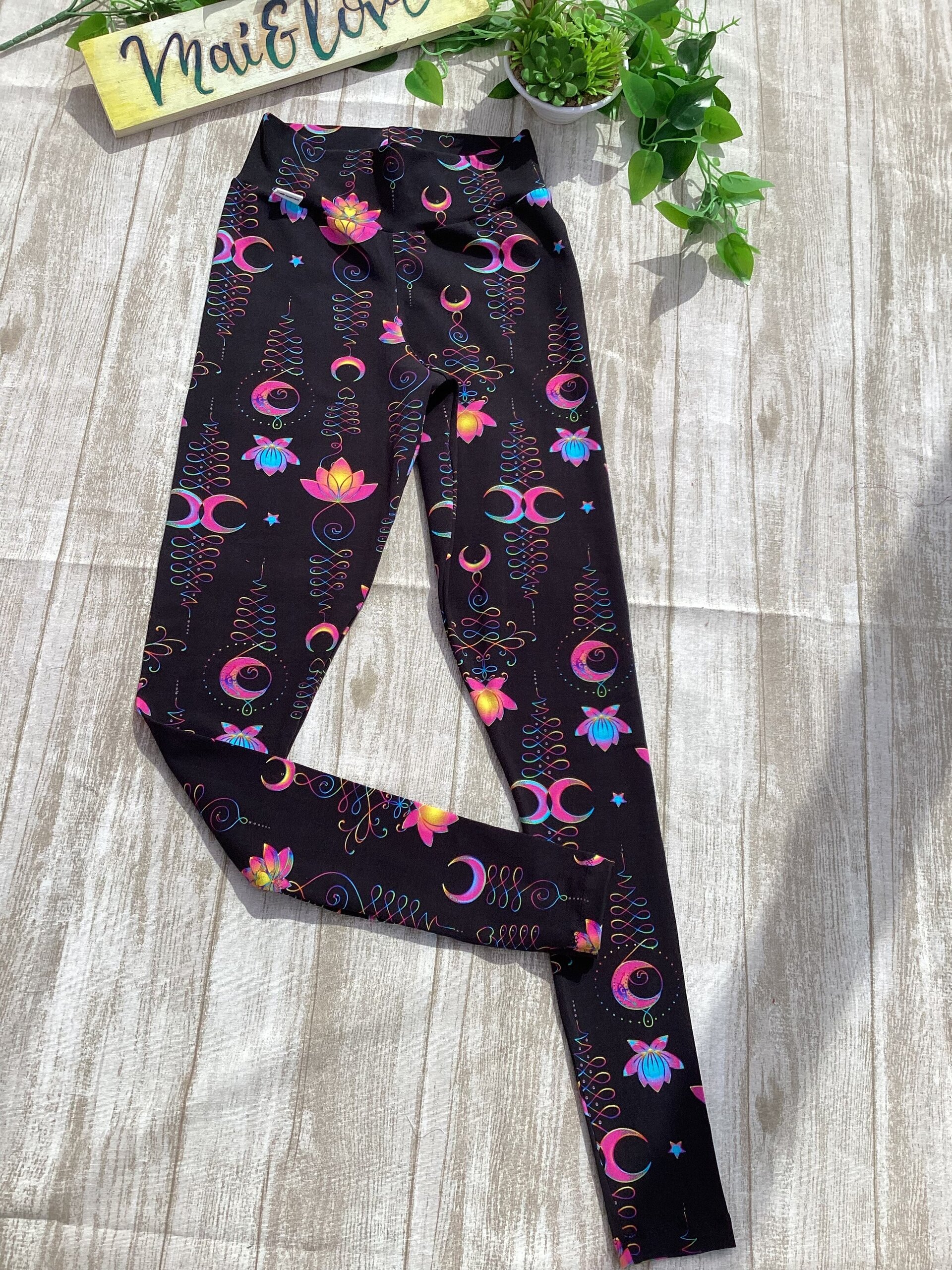 Leggins adulta. Talla S. Yoga. Punto. - 3