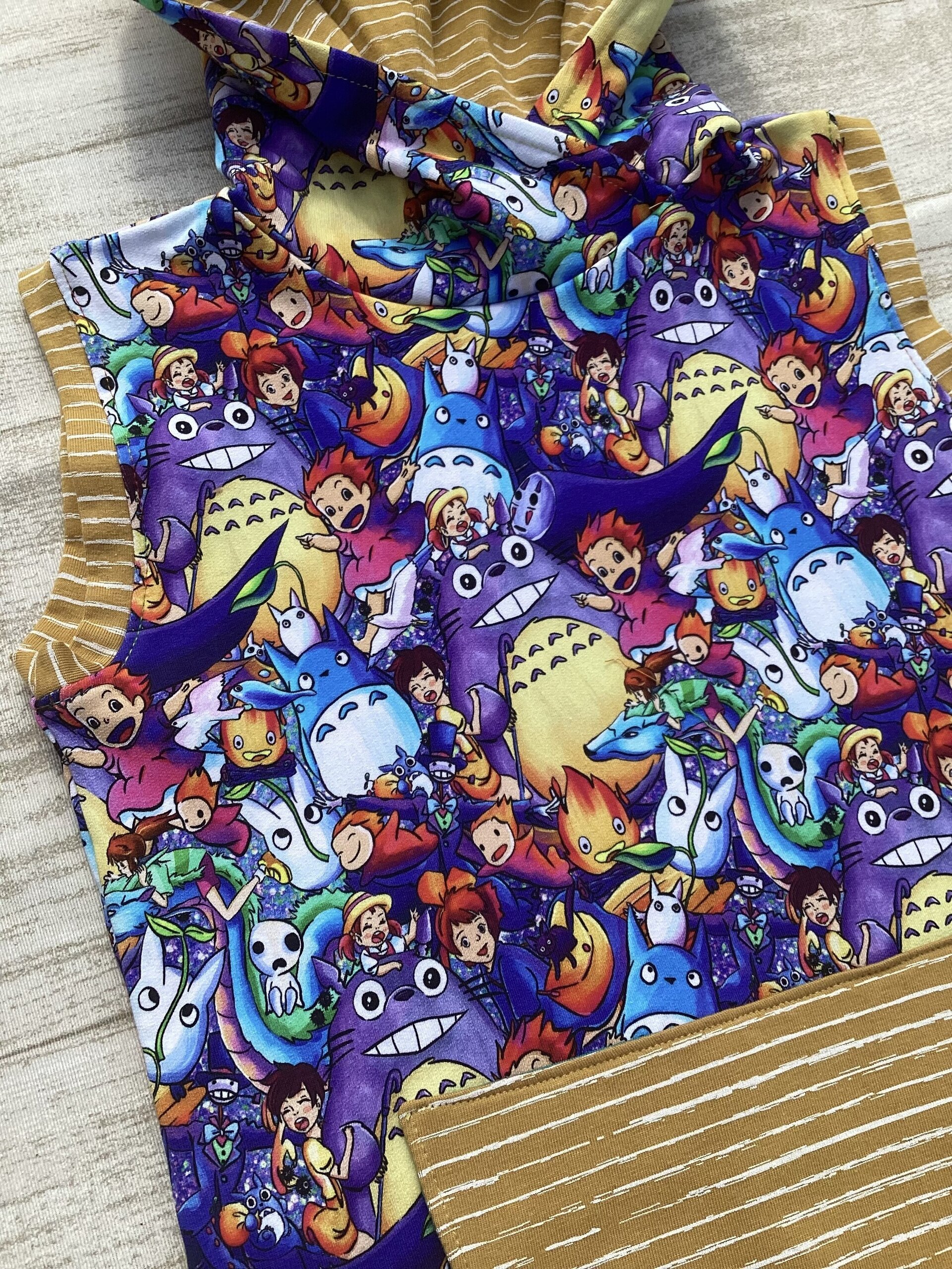 Sudadera / chaleco. Talla 4/5 años. French. Totoro. Ghibli. Ponyo. - 4