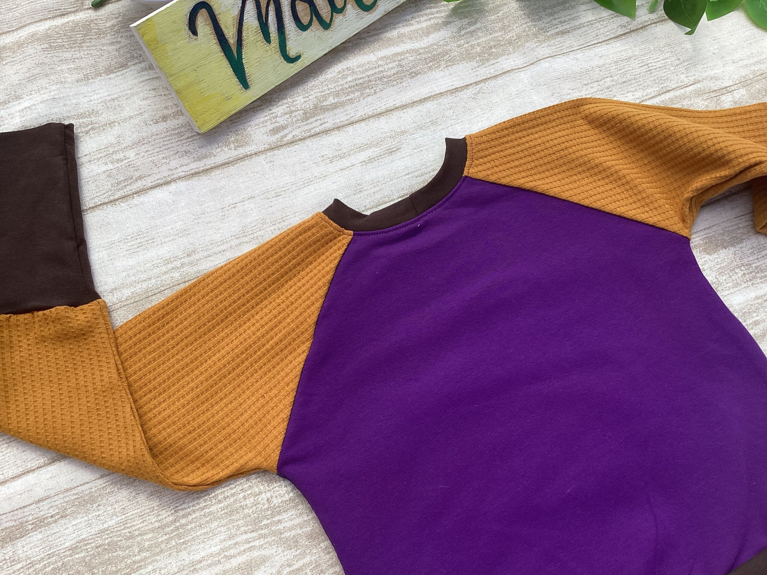 Sudadera evolutiva 3/6 años. Baby toda. French terry y waffle. - 2