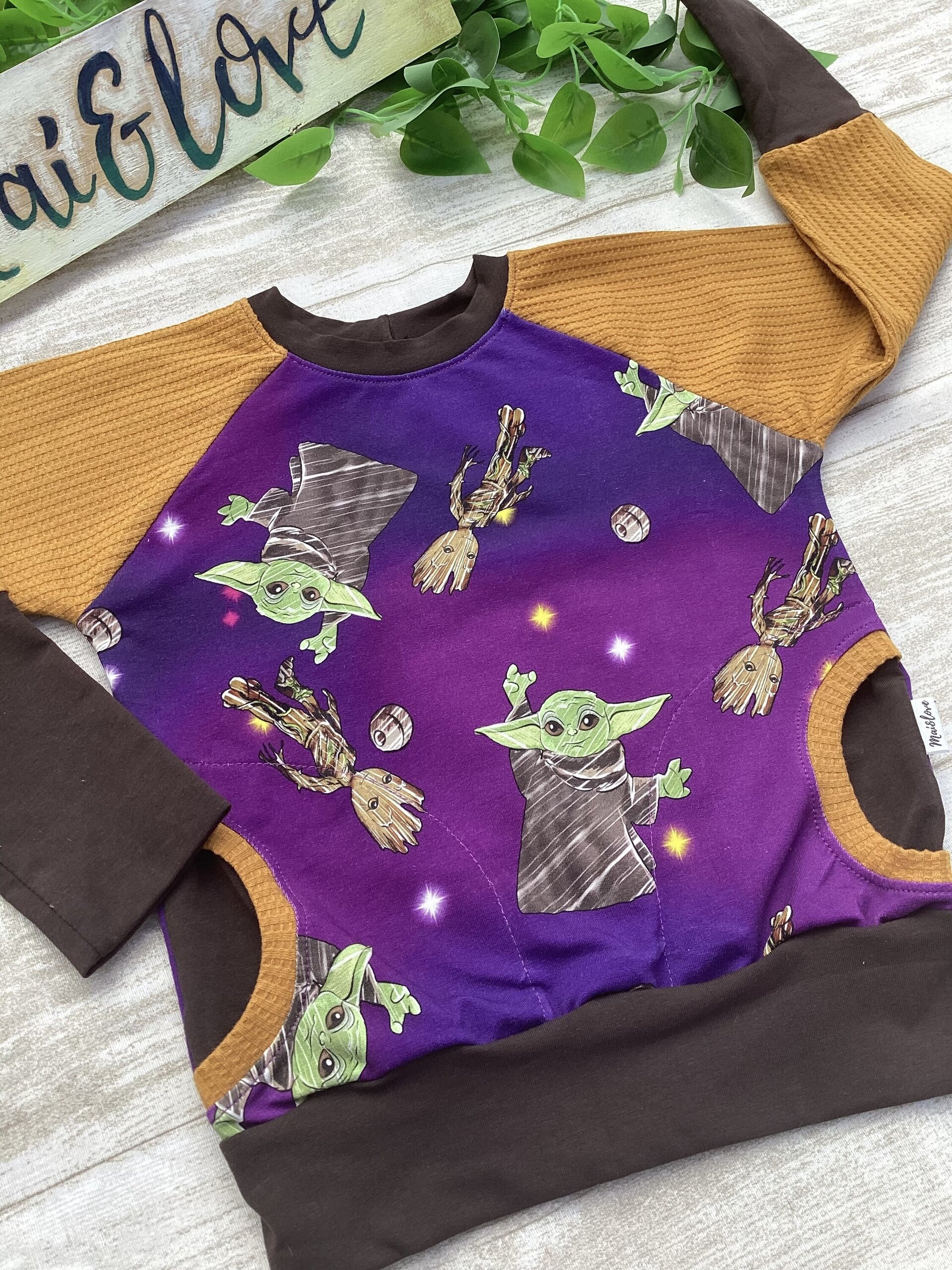 Sudadera evolutiva 3/6 años. Baby toda. French terry y waffle. - 3