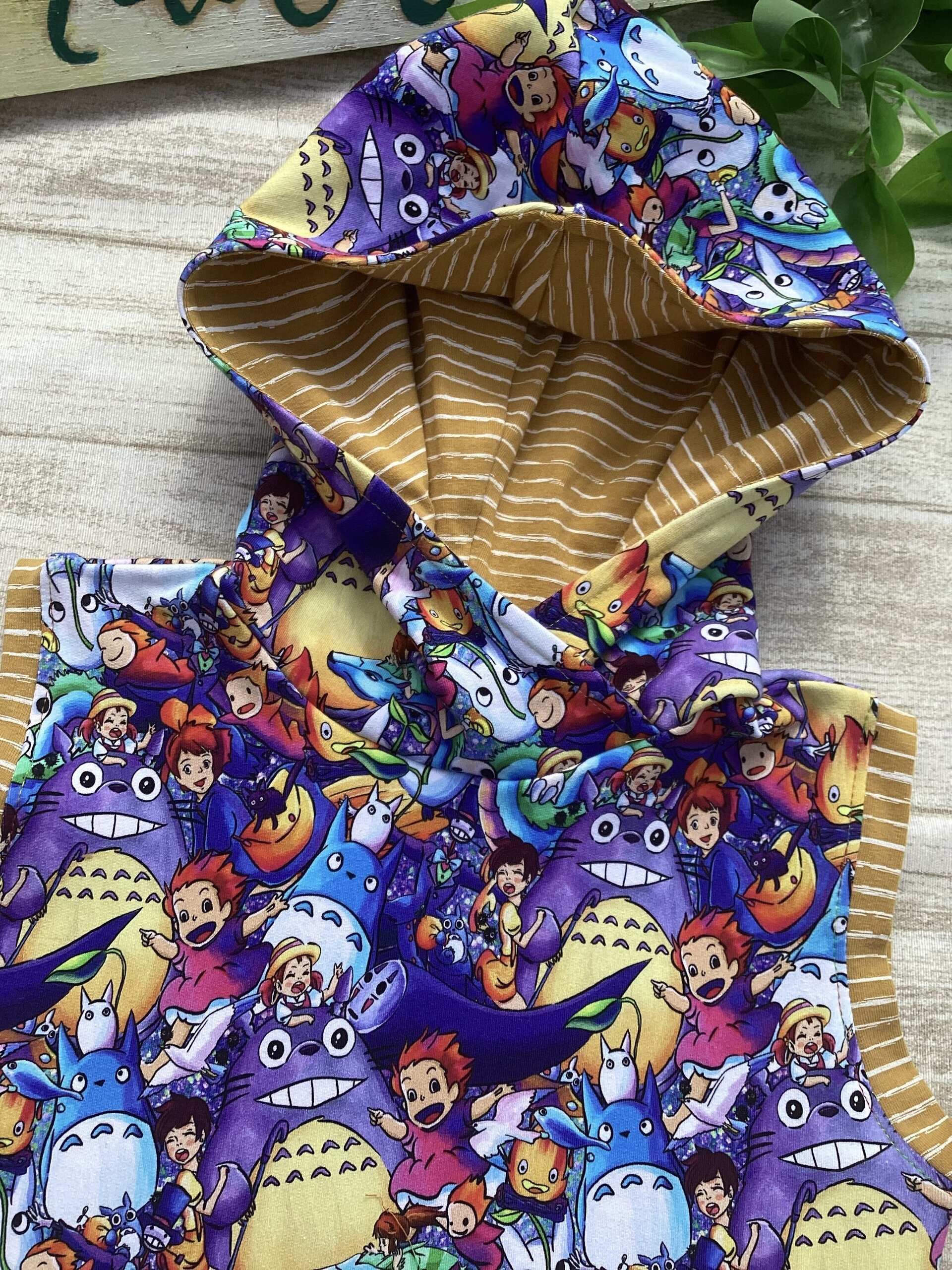 Sudadera / chaleco. Talla 4/5 años. French. Totoro. Ghibli. Ponyo. - 2
