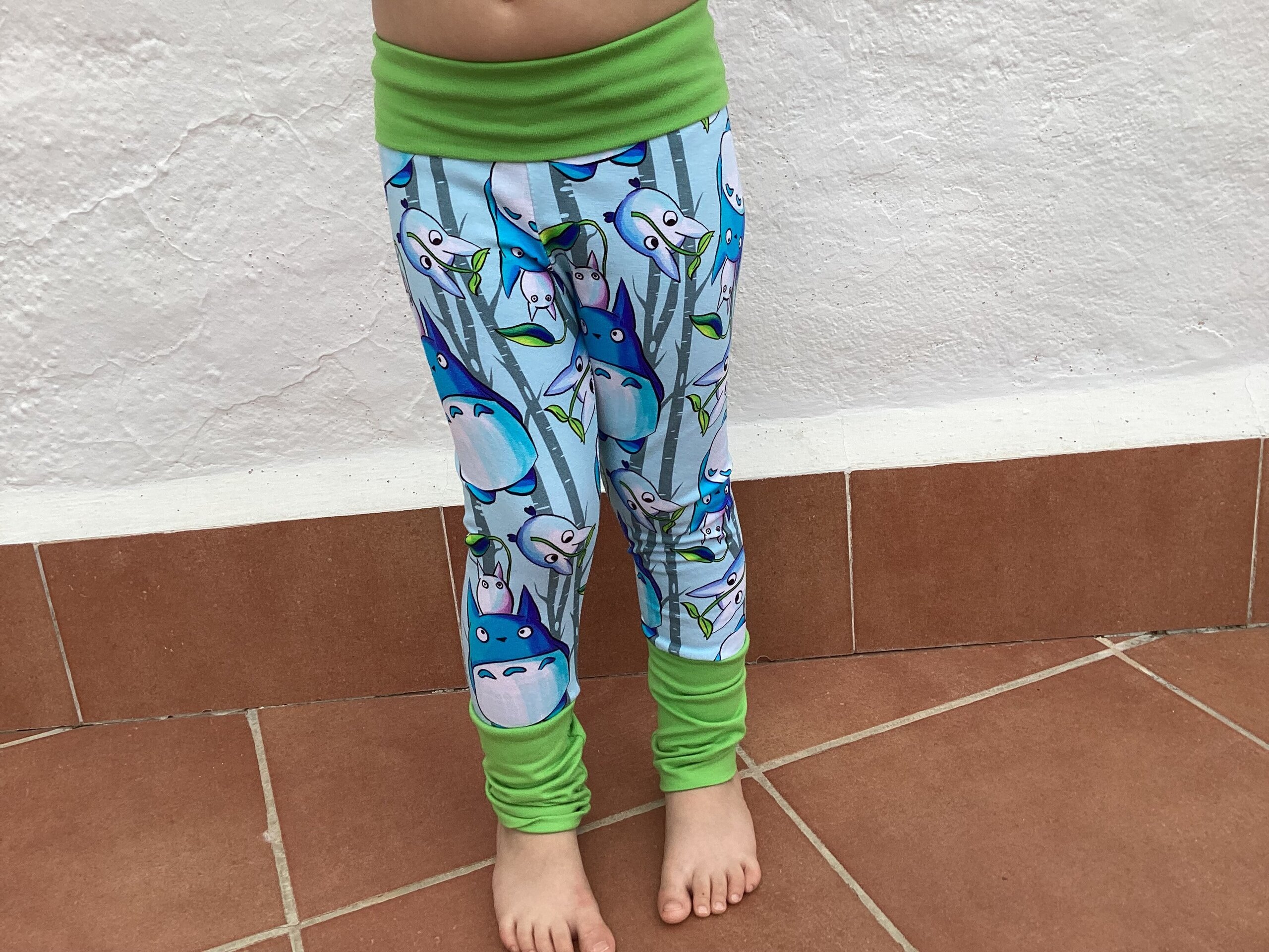 Pantalón leggins 1/3 años. Totoro. Punto - 4