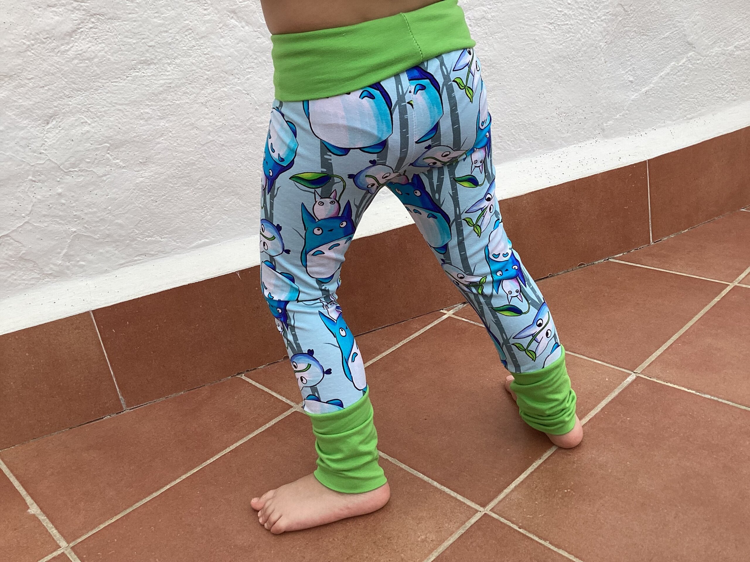 Pantalón leggins 1/3 años. Totoro. Punto - 2